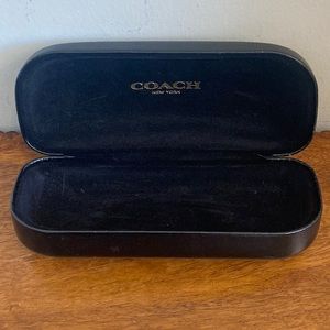 Coach Prescription Eyeglass, Clamshell Hard Case.